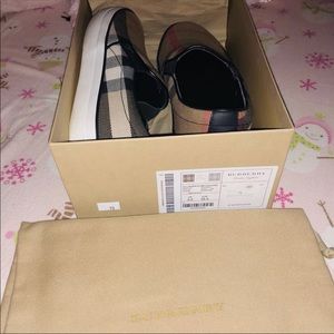 Burberry Slip On Sneakers